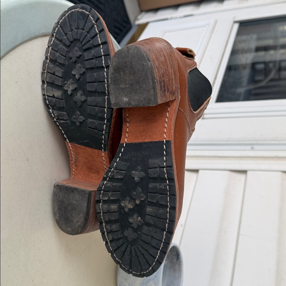 Red wing vibram Brown Leather Chelsea Boots 10 B - Picture 7 of 9